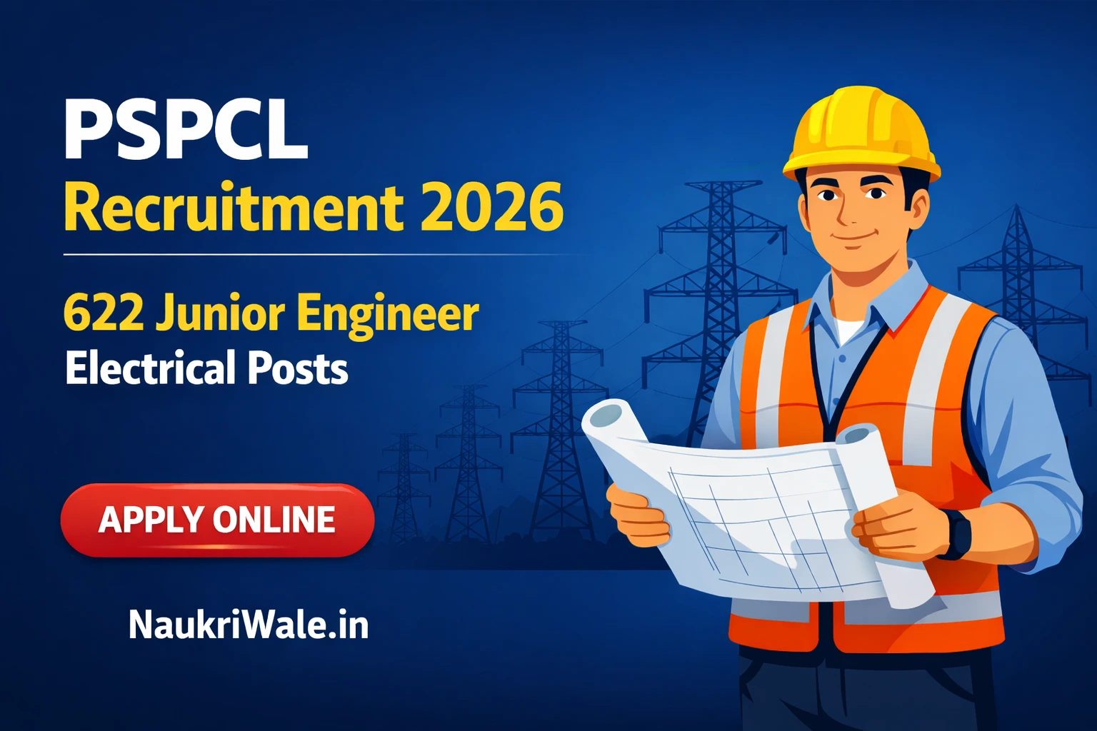 PSPCL JE recruitment 2026 NaukriWale.in
