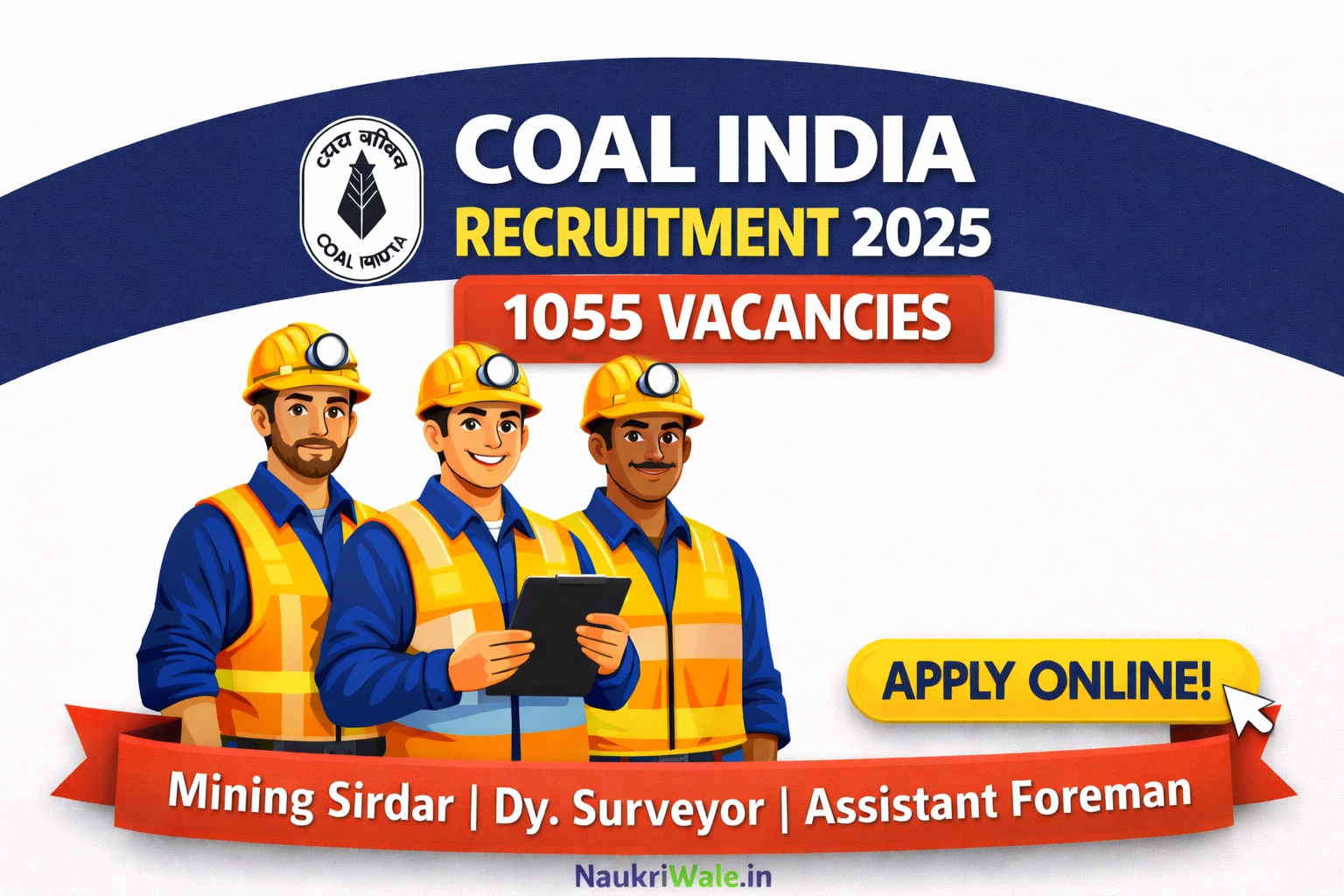 SECL COAL INDIA RECRUITMENT 2026-NaukriWale.in