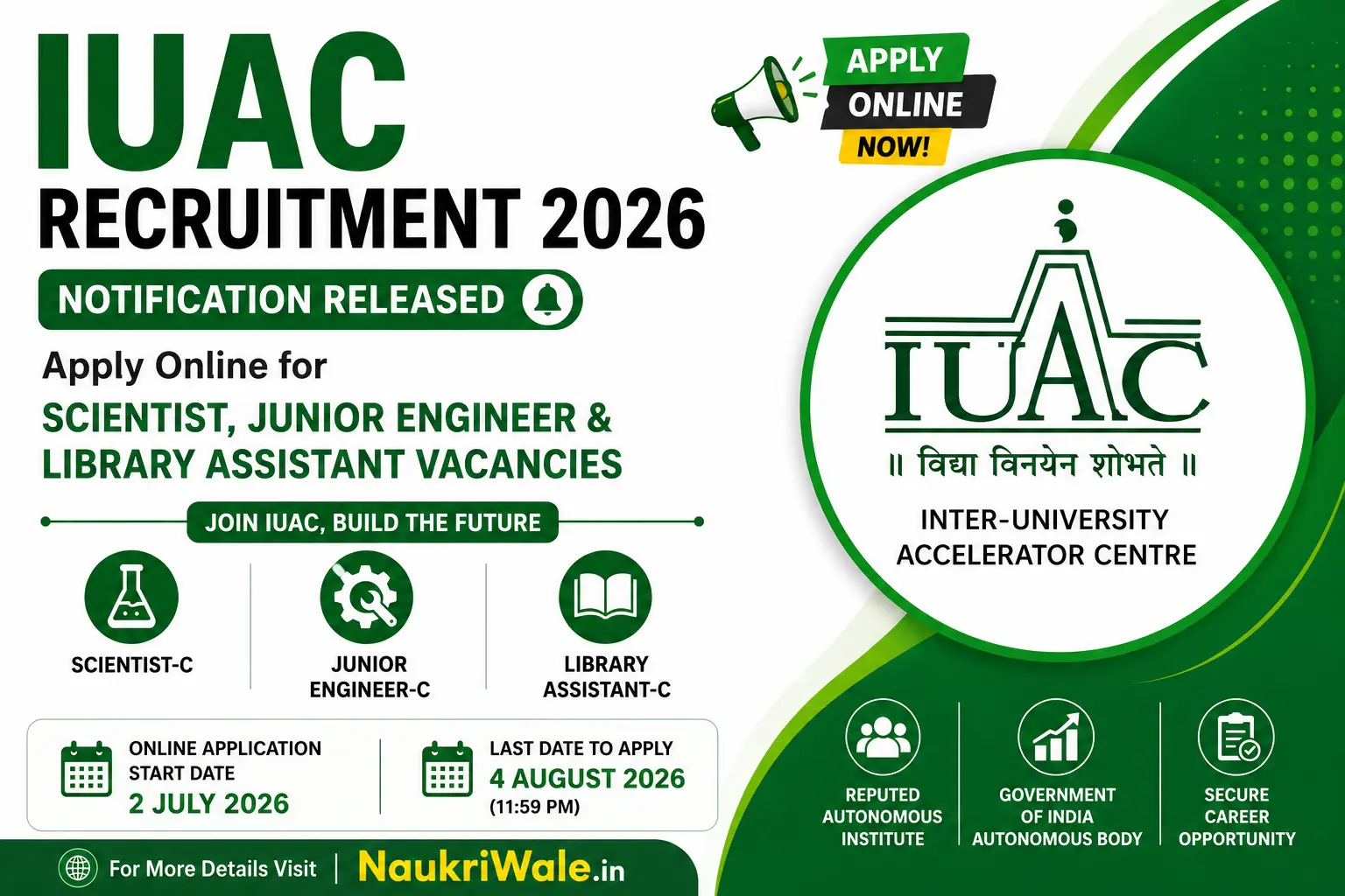 IUAC-Recruitment-Advt-06-2026-NaukriWale.in